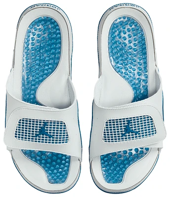Jordan Mens Retro 4 Hydro - Shoes White/Neutral Gray/Industrial Blue