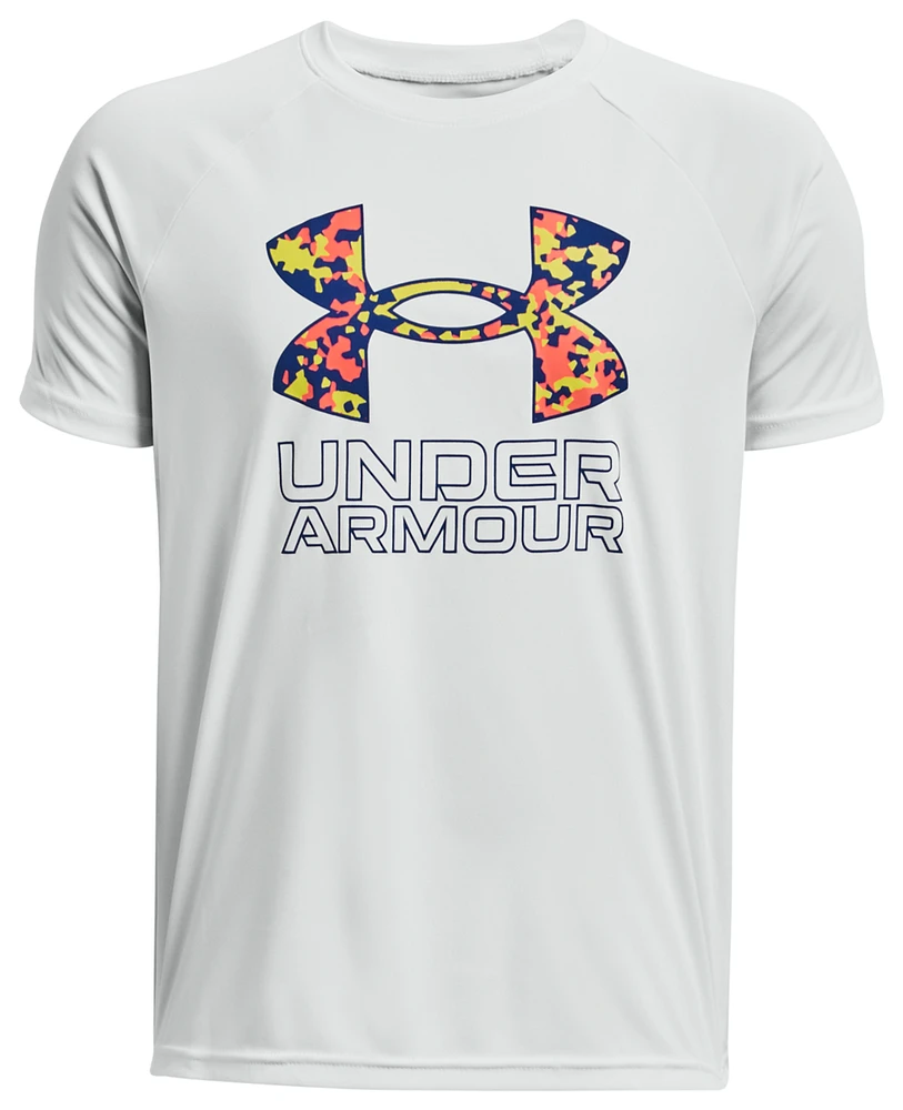 Under Armour Tech Hybrid PRT Fill T-Shirt - Boys' Grade School