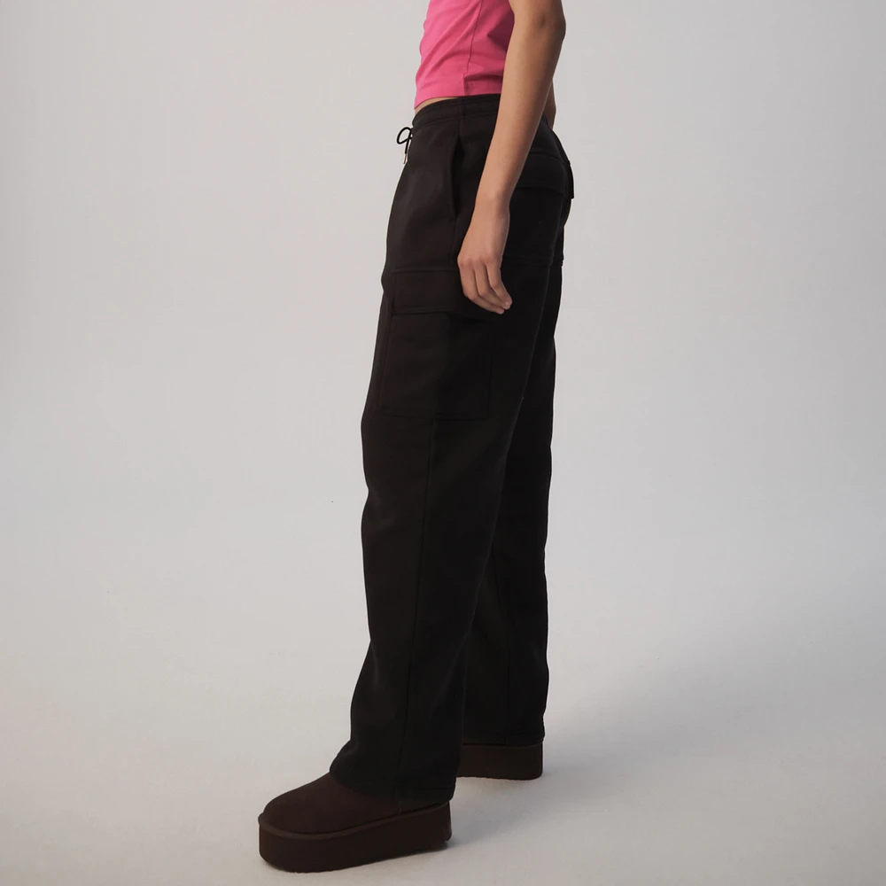 Cozi Womens Wide Leg Cargo Pants