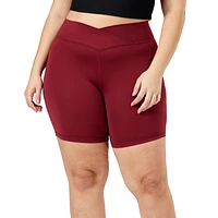 Cozi Womens Cozi Cross Front Bike Shorts