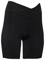 Cozi Womens Cozi Cross Front Bike Shorts - Womens Ultra Black Size XS