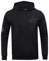 Pro Standard BRAVES TRIPLE BLACK DK PO HOODIE - Men's