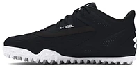 Under Armour Boys Yard Turf JR 3.0 - Boys' Grade School Baseball Shoes Black/Black/White