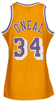 Mitchell & Ness Mens Shaquille O'neal Lakers Swingman Jersey - Yellow/White