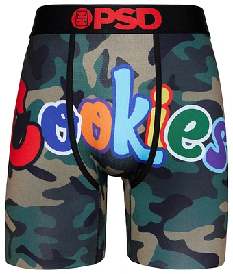 PSD Mens Cookies Camo Underwear - Red/Green