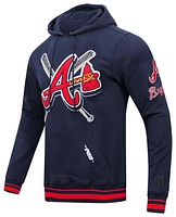 Pro Standard BRAVES MASH UP RIB FLC PO HOODIE - Men's