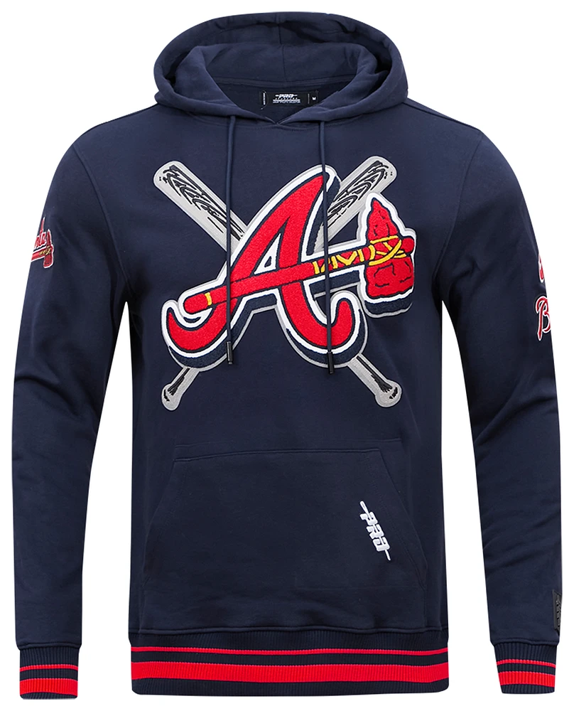 Pro Standard BRAVES MASH UP RIB FLC PO HOODIE - Men's