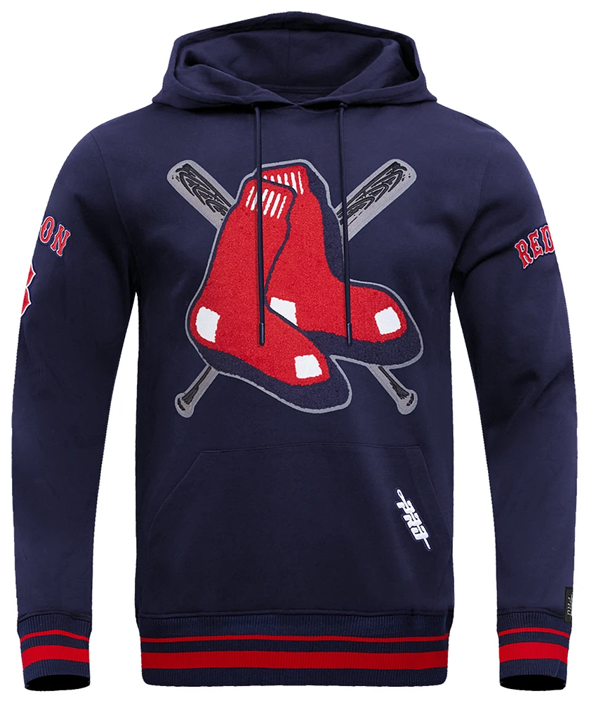 Pro Standard RED SOX MASH UP RIB FLC PO HOODIE - Men's