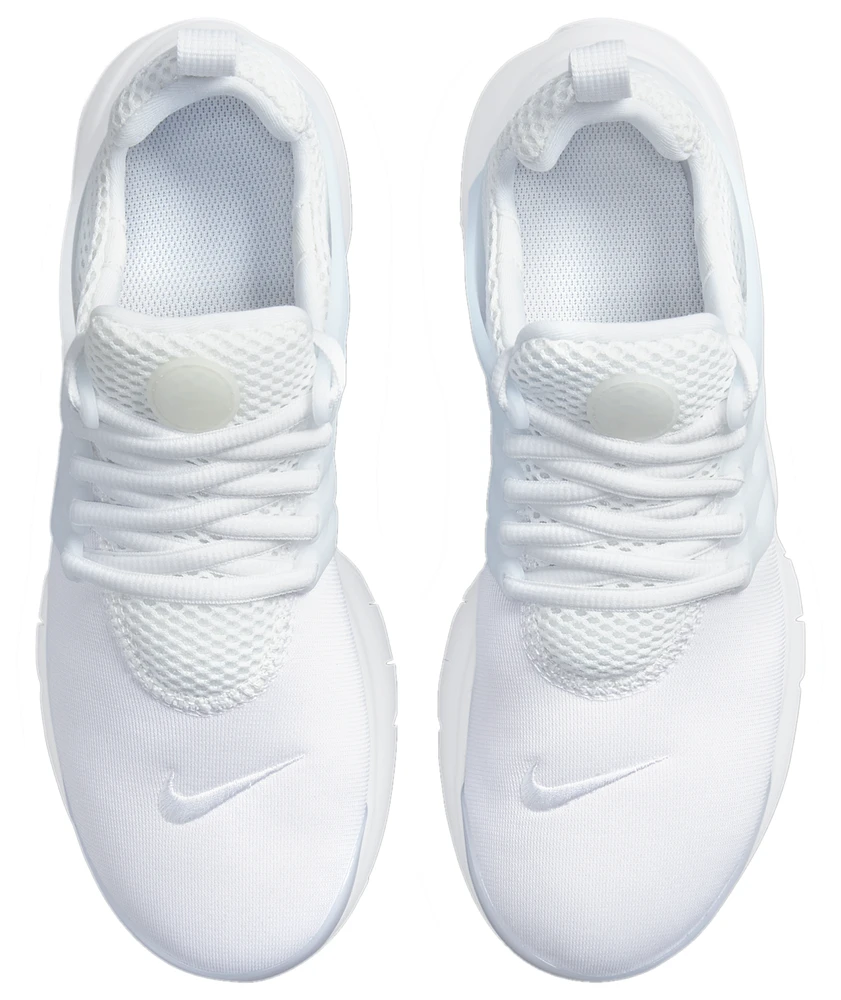 Nike Boys Nike Presto - Boys' Grade School Shoes White/White/White Size 04.0