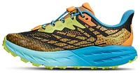 HOKA Boys Speedgoat 5 - Boys' Grade School Shoes Diva Blue/Solar Flare/Black