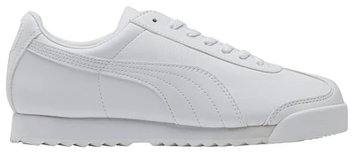 PUMA Boys PUMA Roma - Boys' Grade School Shoes White/Light Grey Size 05.5