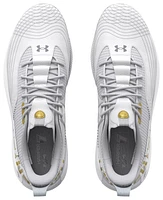 Under Armour Mens Harper 7 Low ST - Baseball Shoes White/White/Gold