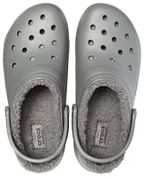 Crocs Mens Crocs Classic Lined Clogs - Mens Shoes Slate Gray/Slate Gray Size 08.0