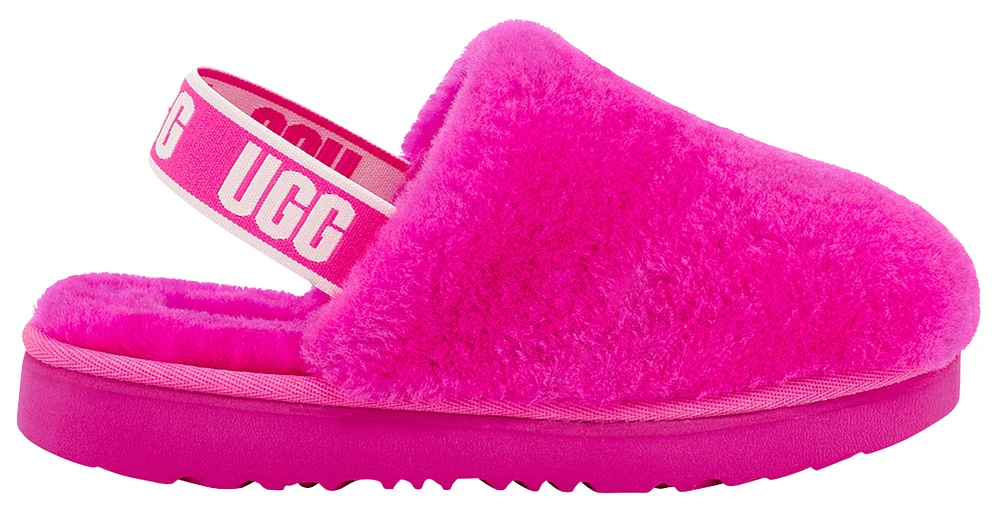 UGG Girls UGG Fluff Yeah Clogs - Girls' Grade School Shoes Pink/Pink Size 06.0