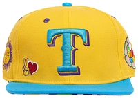 Pro Standard Pro Standard Rangers Peace & Love Wool Snapback - Adult Yellow/Multi Size One Size