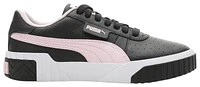 Puma Girls Cali Jr - Girls' Grade School Basketball Shoes Black/Pearl Pink/White