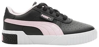 PUMA Girls Cali - Girls' Preschool Basketball Shoes Pearl Pink/Puma Black/White