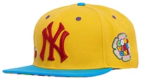 Pro Standard Pro Standard Yankees Peace & Love Wool Snapback - Adult Yellow/Multi Size One Size