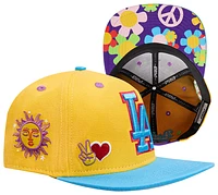 Pro Standard Pro Standard Dodgers Peace & Love Wool Snapback - Adult Yellow/Multi Size One Size