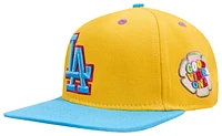 Pro Standard Pro Standard Dodgers Peace & Love Wool Snapback - Adult Yellow/Multi Size One Size