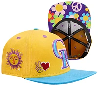 Pro Standard Pro Standard Rockies Peace & Love Wool Snapback - Adult Yellow/Multi Size One Size