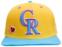 Pro Standard Pro Standard Rockies Peace & Love Wool Snapback - Adult Yellow/Multi Size One Size