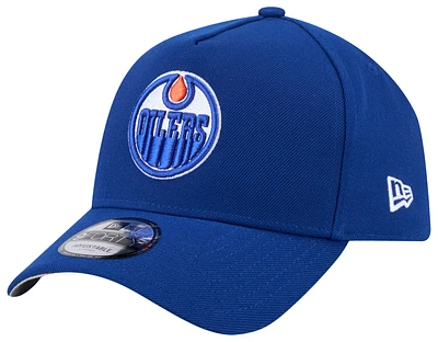 New Era Oilers 9Forty A-Frame Primary Cap  - Adult