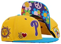 Pro Standard Pro Standard Phillies Peace & Love Wool Snapback - Adult Yellow/Multi Size One Size