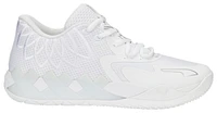 PUMA Mens MB.01 Low - Basketball Shoes Silver/White