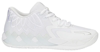 PUMA Mens MB.01 Low - Basketball Shoes White/Silver