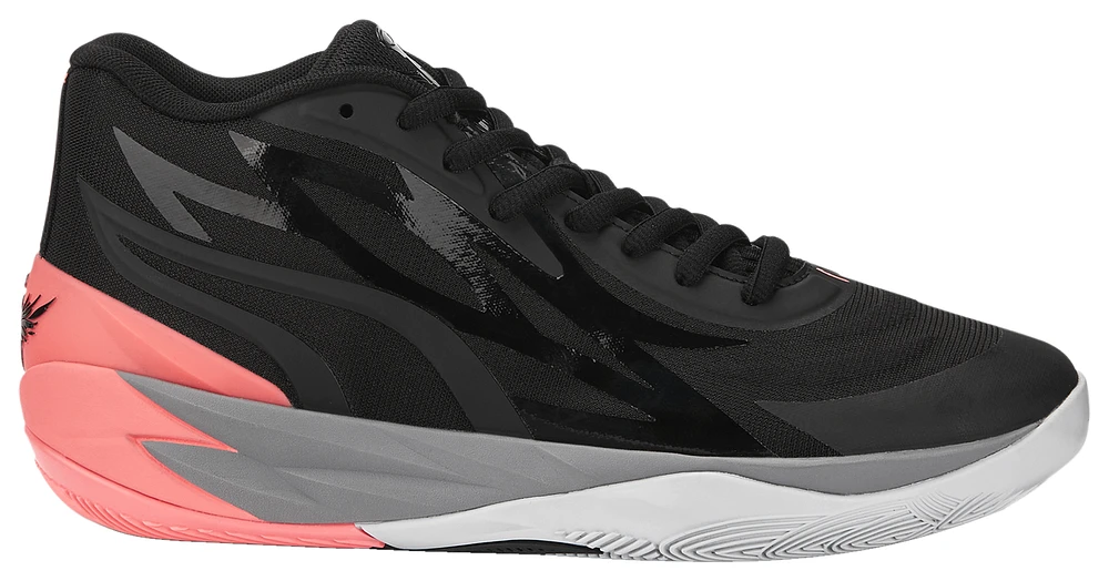 PUMA Mens MB.02 - Basketball Shoes Sunset Glow/Black/Grey