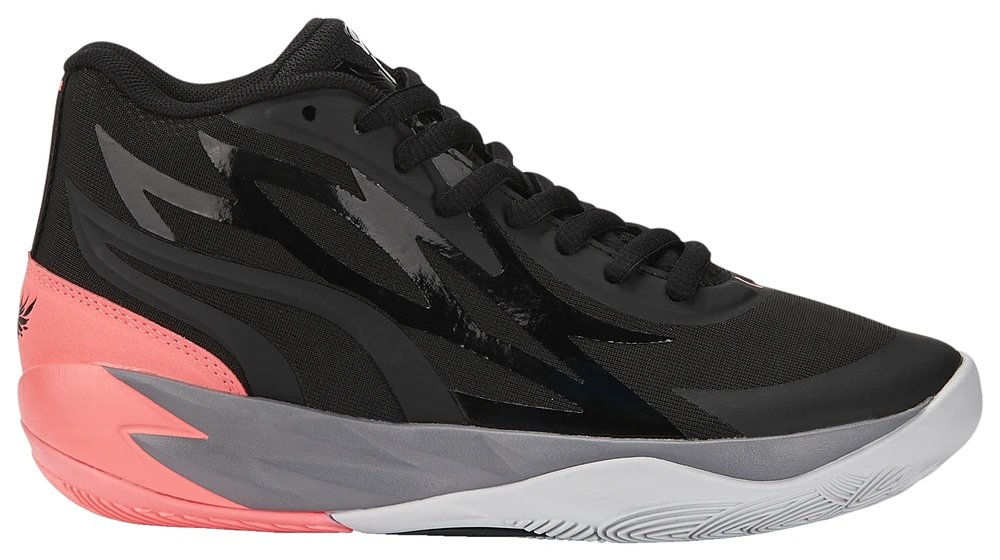 PUMA Girls MB.02 - Girls' Grade School Running Shoes Black/Pink