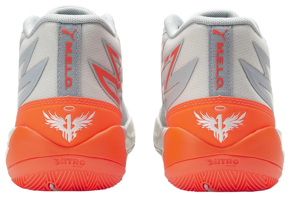 PUMA Boys MB 2 - Boys' Grade School Basketball Shoes Orange/Silver