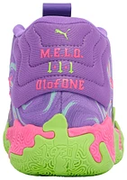 PUMA Mens Lamelo Ball MB.03 Toxic - Basketball Shoes Purple Glimmer/Green Gecko