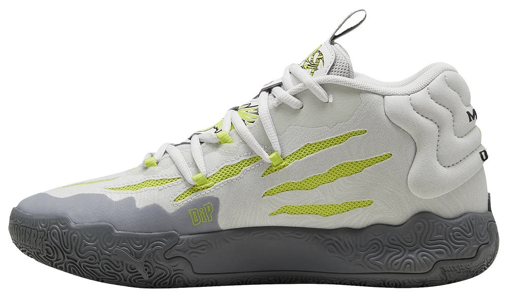 PUMA Mens Lamelo Ball MB.03 Hills - Basketball Shoes Lime Smash/Feather Grey