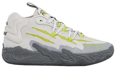 PUMA Boys Lamelo Ball MB.03 Chino Hills - Boys' Grade School Basketball Shoes Grey/Lime