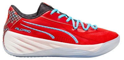 PUMA Mens PUMA All Pro Nitro - Mens Basketball Shoes Blue/Red Size 08.0