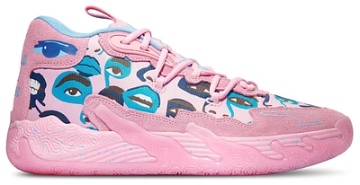 PUMA Mens Lamelo Ball MB.03 Kid Super - Basketball Shoes Pink/Pink/Blue