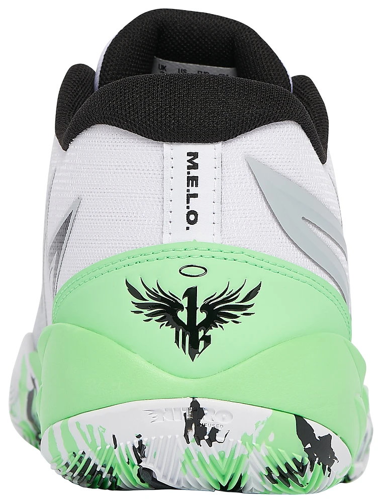 PUMA Boys MB.02 Low - Boys' Grade School Basketball Shoes Green/White