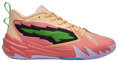 PUMA Mens Scoot Henderson Zeros Georgia Peach - Basketball Shoes Peach/Green