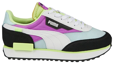 PUMA Boys PUMA Future Rider Splash - Boys' Grade School Shoes Light Aqua/Puma White/Electric Orchid Size 07.0