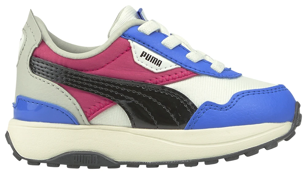 Puma Girls Cruise Rider Silky - Girls' Toddler Shoes White/Bluemazing