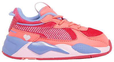 PUMA Girls PUMA RS-X VDay - Girls' Toddler Running Shoes Red/Pink Size 04.0