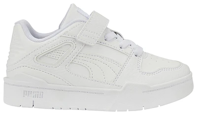 PUMA Boys Slipstream Leather - Boys' Preschool Shoes White/White