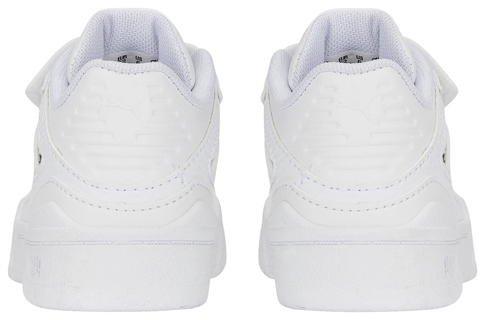 PUMA Boys Slipstream Leather - Boys' Toddler Basketball Shoes White/White