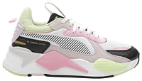 PUMA Girls PUMA RS-X - Girls' Grade School Shoes White/Black/Pink Size 06.5