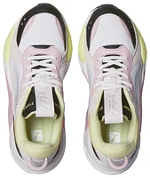 PUMA Girls PUMA RS-X - Girls' Grade School Shoes White/Black/Pink Size 06.5