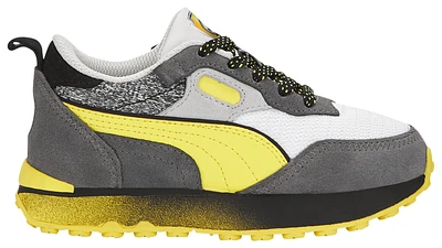 PUMA Boys PUMA x Paw Patrol Rubble Rider FV - Boys' Preschool Shoes Grey/Yellow Size 03.0