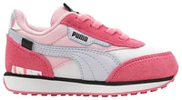 PUMA Girls PUMA Future Rider - Girls' Toddler Shoes Pink/Multi Size 04.0