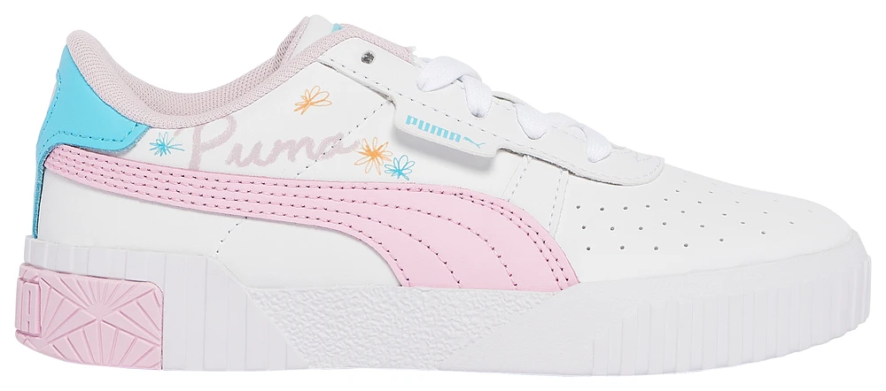 PUMA Girls Cali Sketch - Girls' Preschool Shoes White/Pink